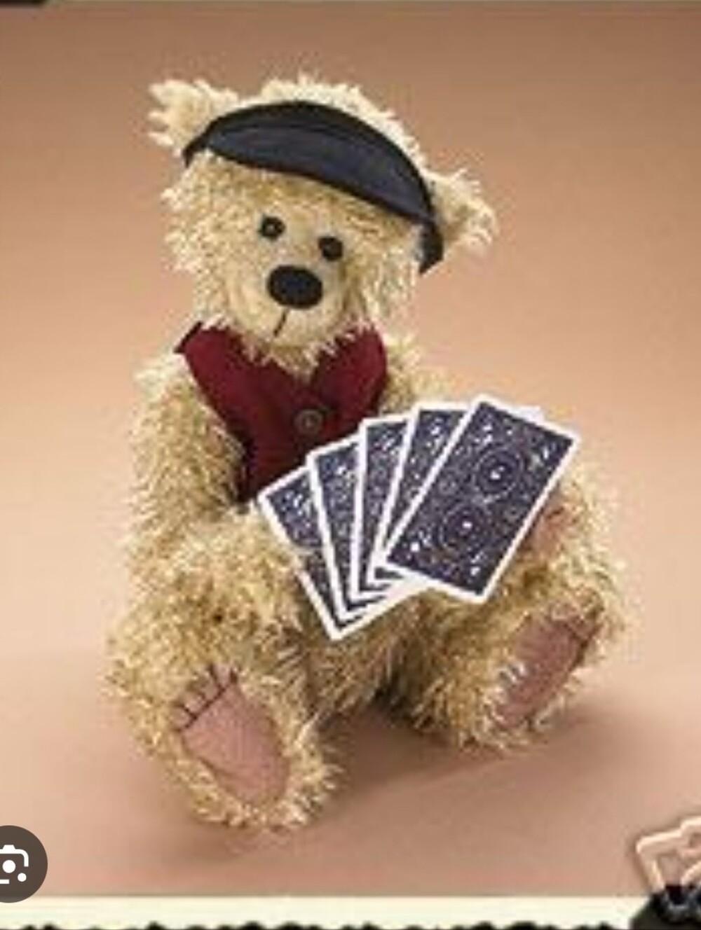 Boyds Bear "Ace Berriman" Poker Playing Teddy Bear Plush #904591 NEW IN PACKAGE